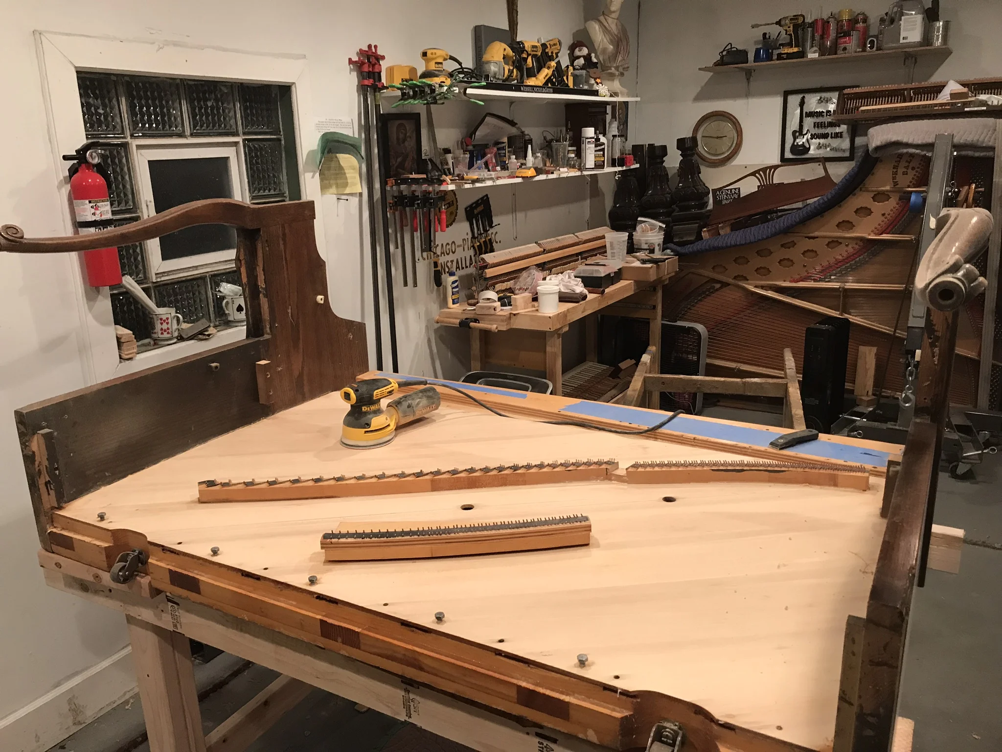  Upright Piano Soundboard Repair 