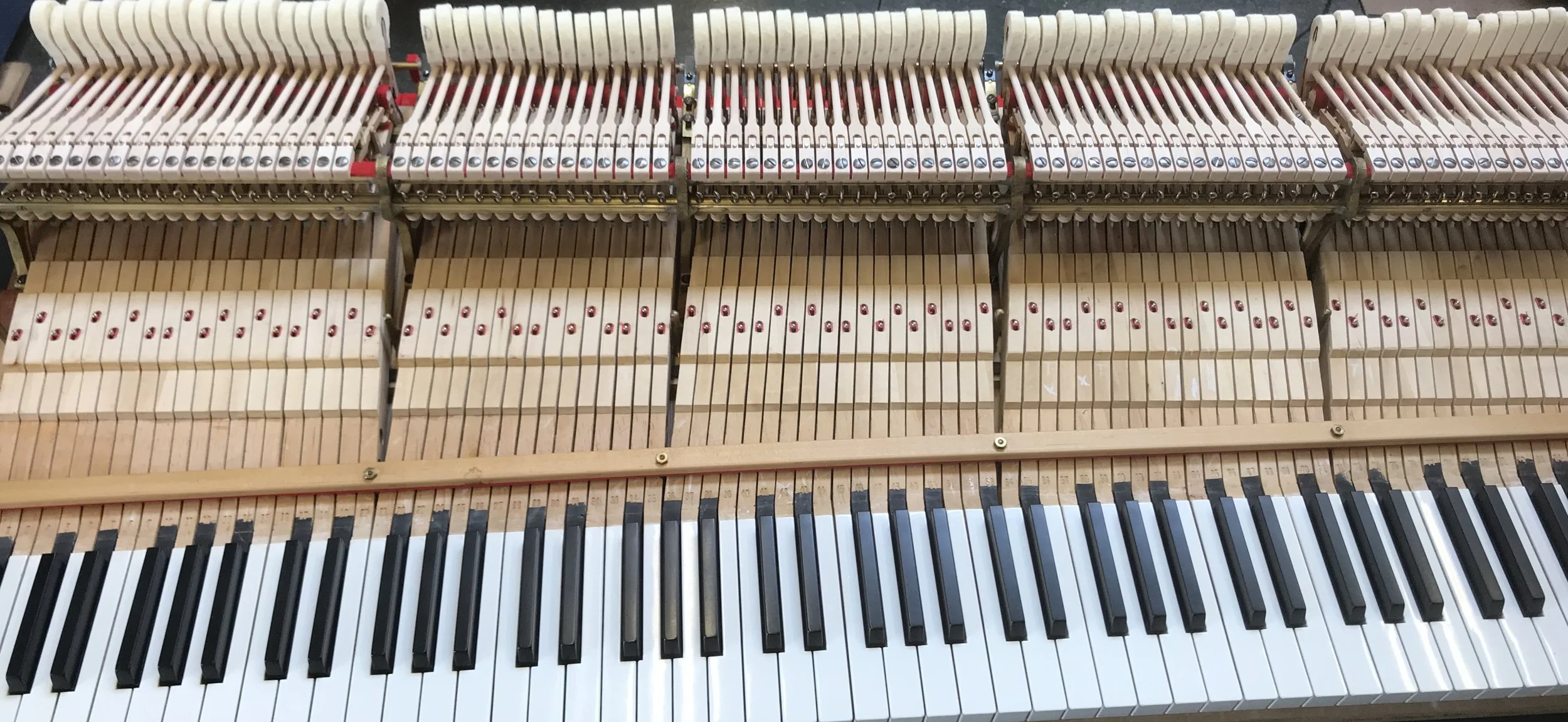  Action Regulation Steinway Model D Before &amp; After  