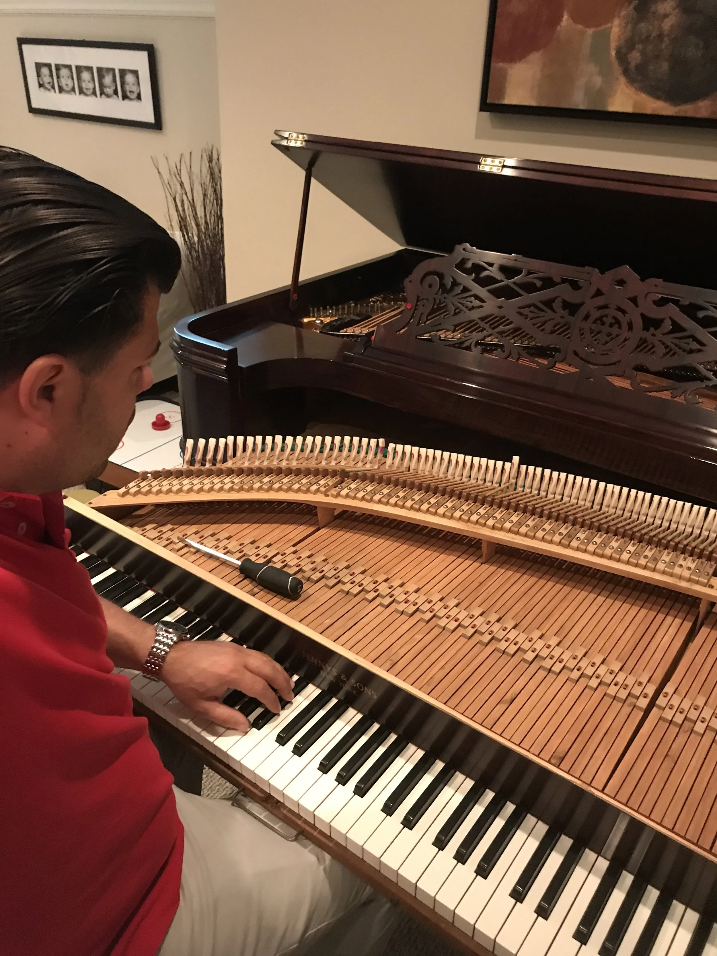  Action Regulation Square Grand Piano  