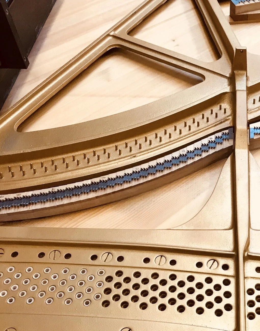  Stringing Process Upright Piano  