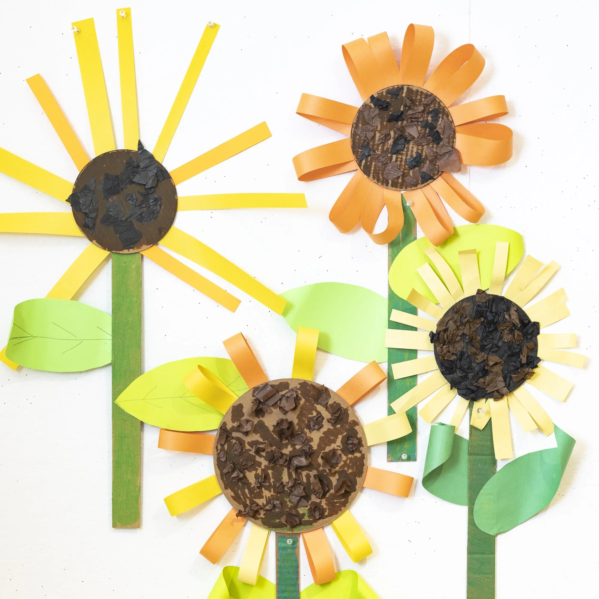 Paper Sunflowers 
