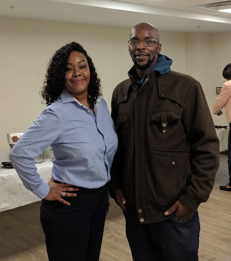 Faydra Williams and Derrick Clark