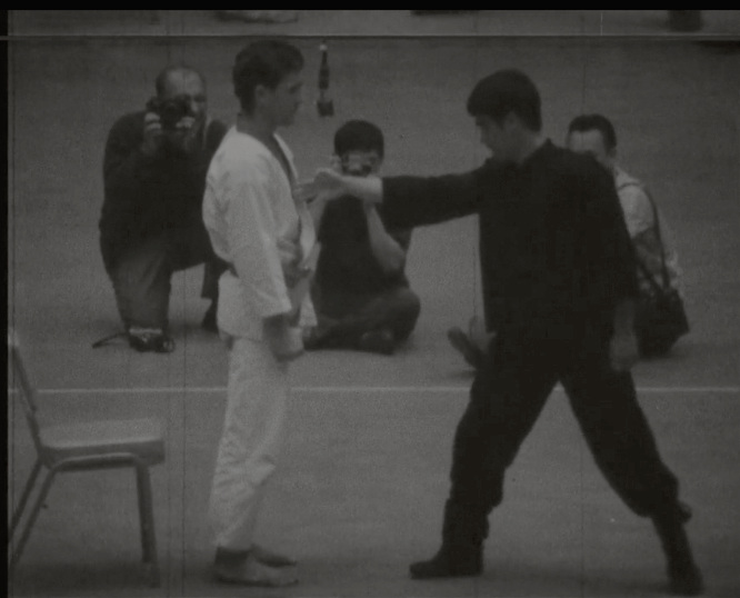 Bruce Lee at the Long Beach Martial Arts Tournament 1964