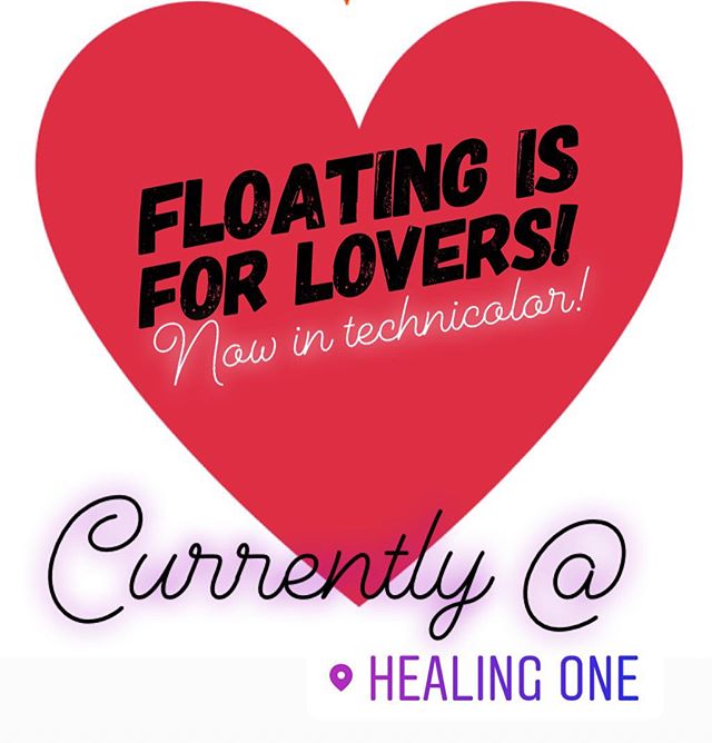Are you lovers pumped for Valentine's Day? We are! For the next week we are having a Float Special to celebrate love and kindness. Purchase our Valentine's Package and get TWO 60 minute floats for $89, or TWO 90 minute floats for $99. Special ends th