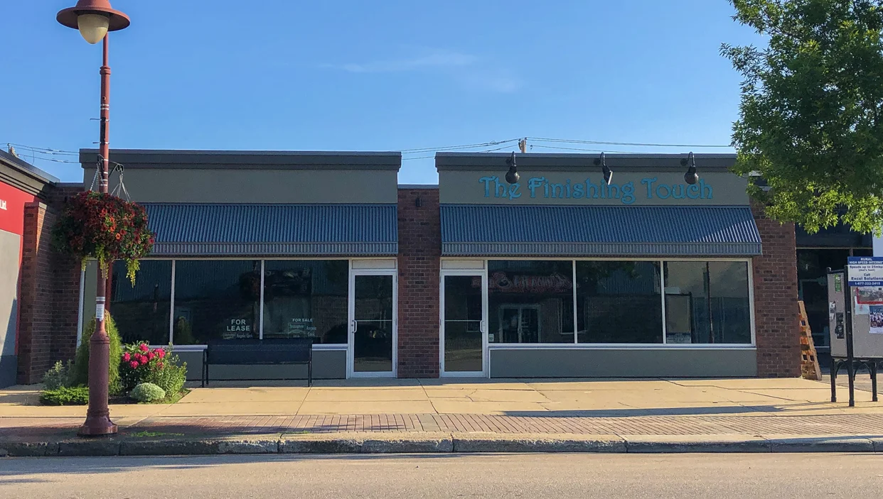 Finishing Touch Renovated Main Street Store Front - 2018