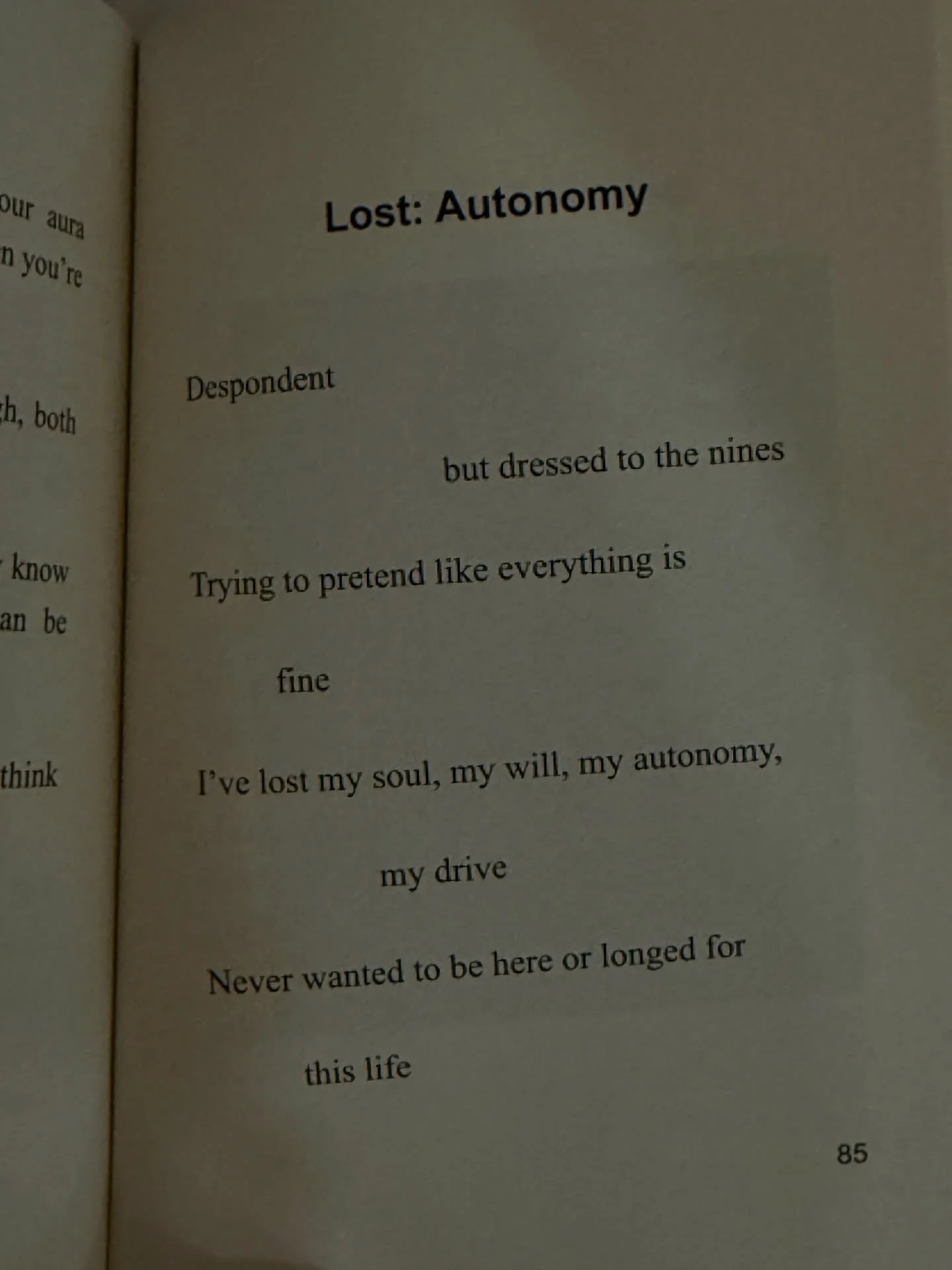 &ldquo;Despondent, but dressed to the nines&rdquo; 🥹 A poem from my new book Too Busy 4 Heartbreak, available worldwide on Amazon