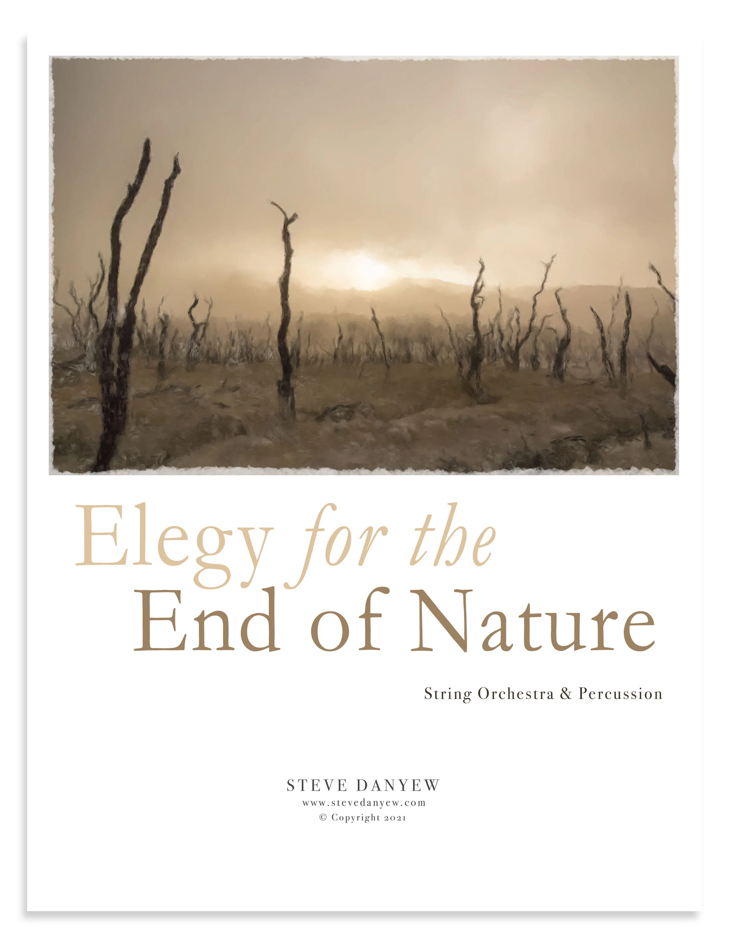 "Elegy for the End of Nature" 🌎 Want to be a Project Partner?