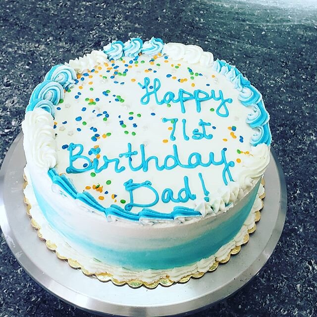 What's a birthday without #cake ?

Classic vanilla sponge with guava filling and buttercream frosting.

#tobagobaker #cakesintobago #cateringintobago #tobagocakes #niceandsweettgo
