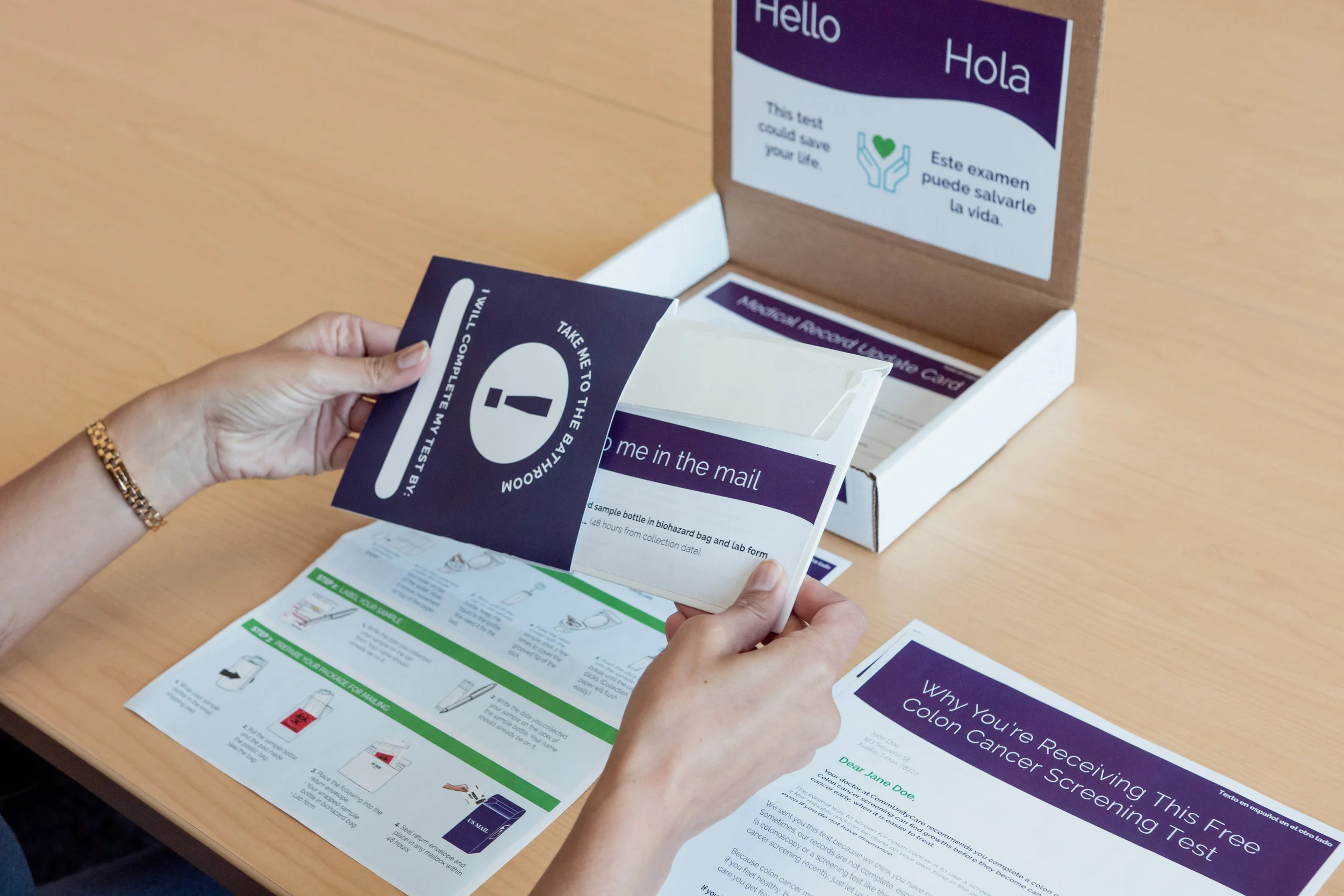 Reinforced messaging and reminders throughout