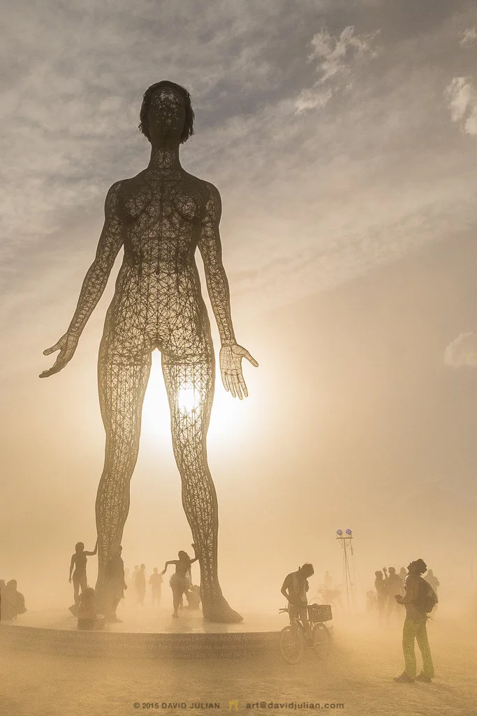 Partnering with Burning Man artists to place “R-Evolution” in Hallidie Plaza for high impact