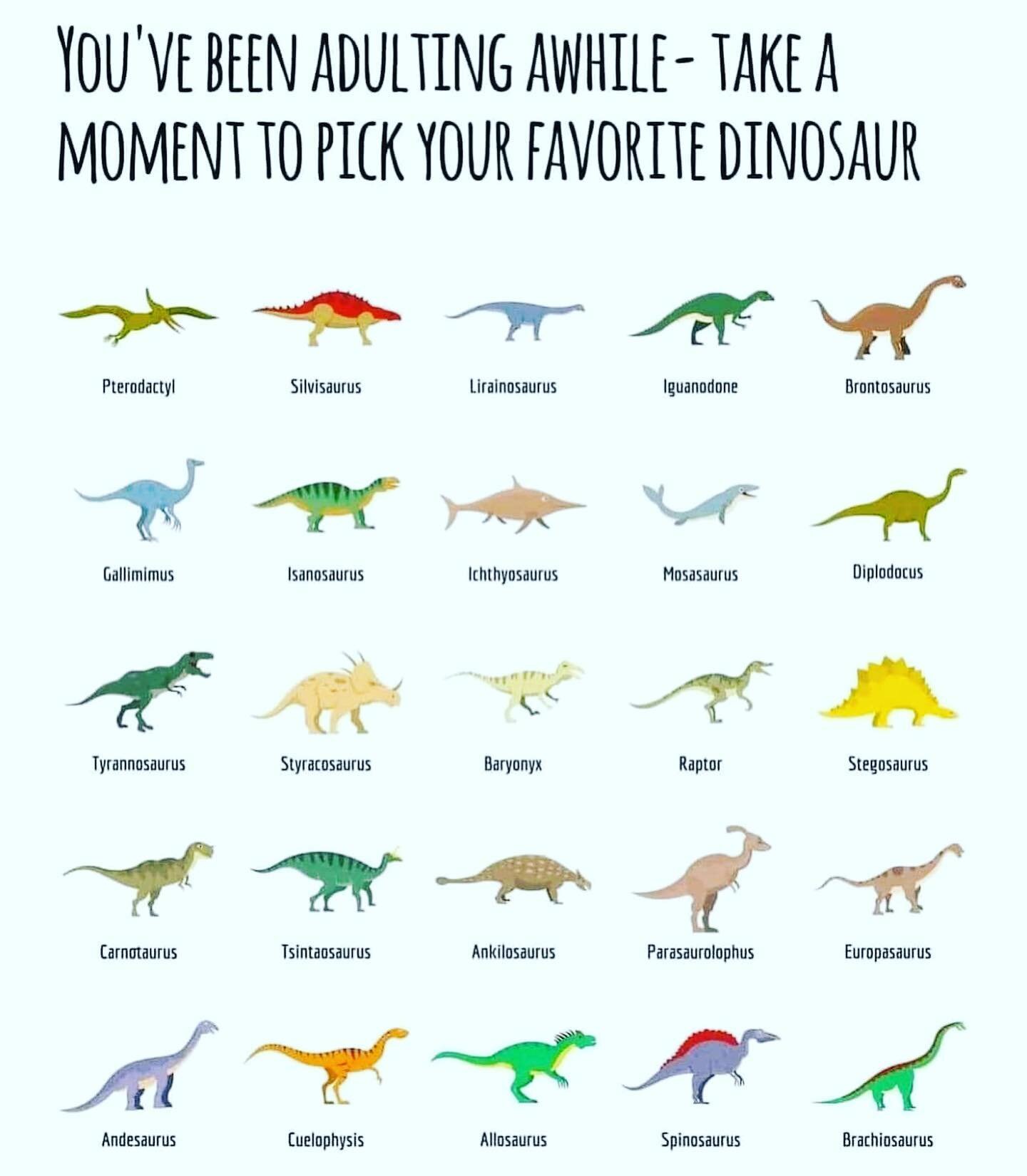 I enjoy a good brontosaurus. Seems like a chill Dino 🦕 
.
Happy Saturday! Open until 8pm tonight, come by to make a slime, splatter a canvas, make a pour painting, or tie and dye a Tshirt.