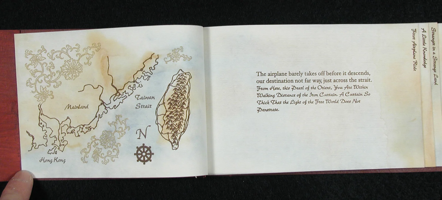 Book opened to 3rd page.