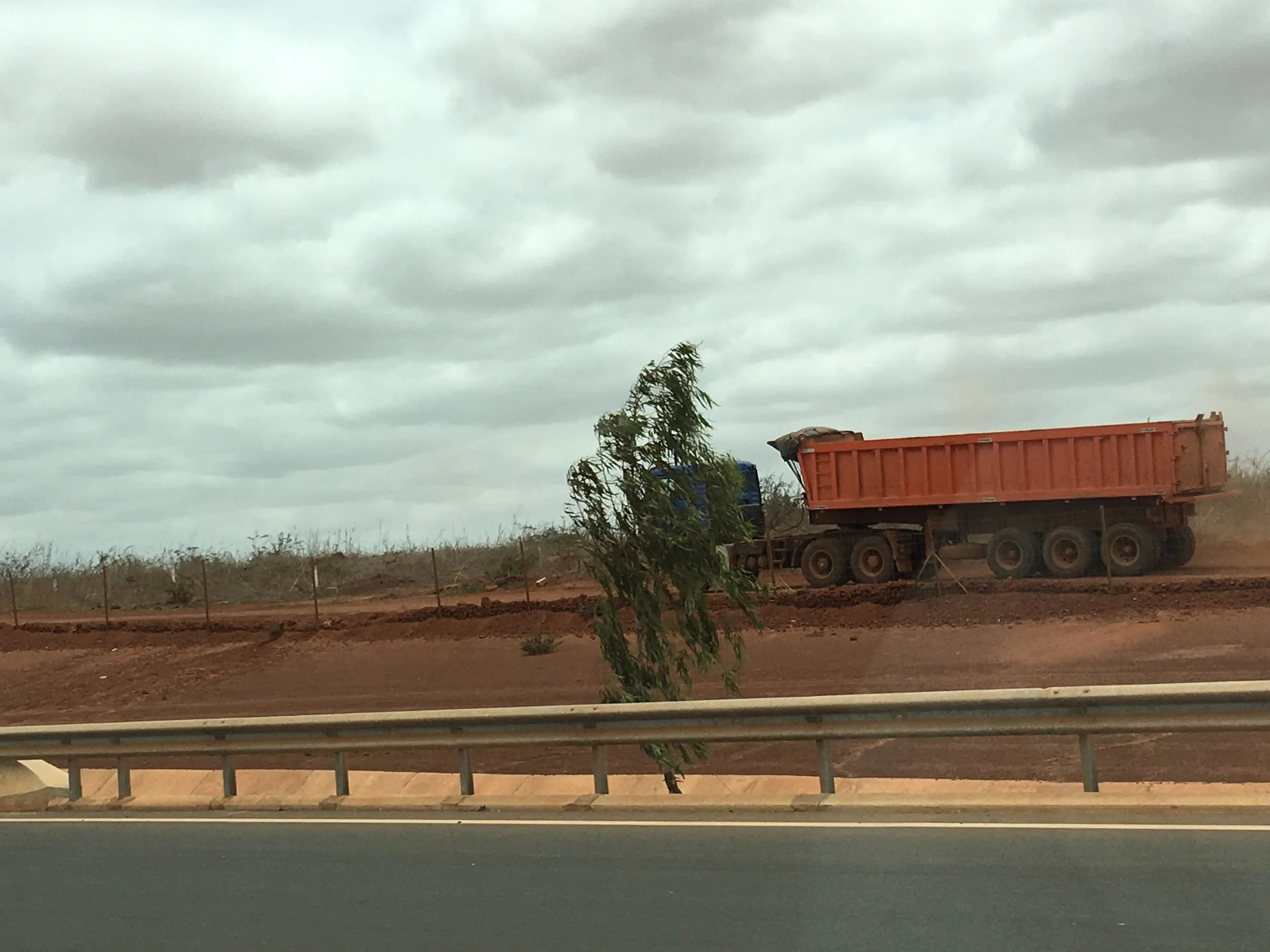 "  Red Truck Near " 18