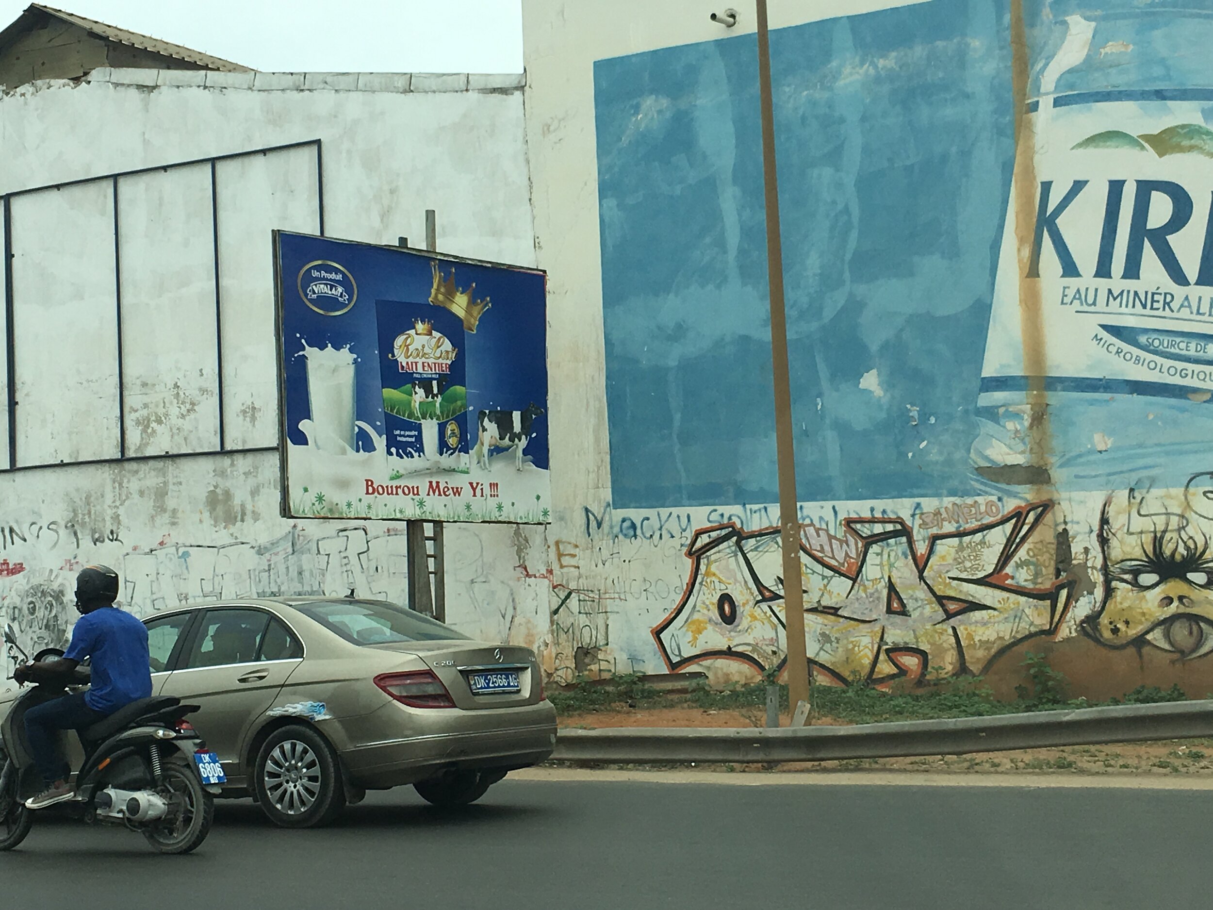 " Man In Blue On Moped 1" 18
