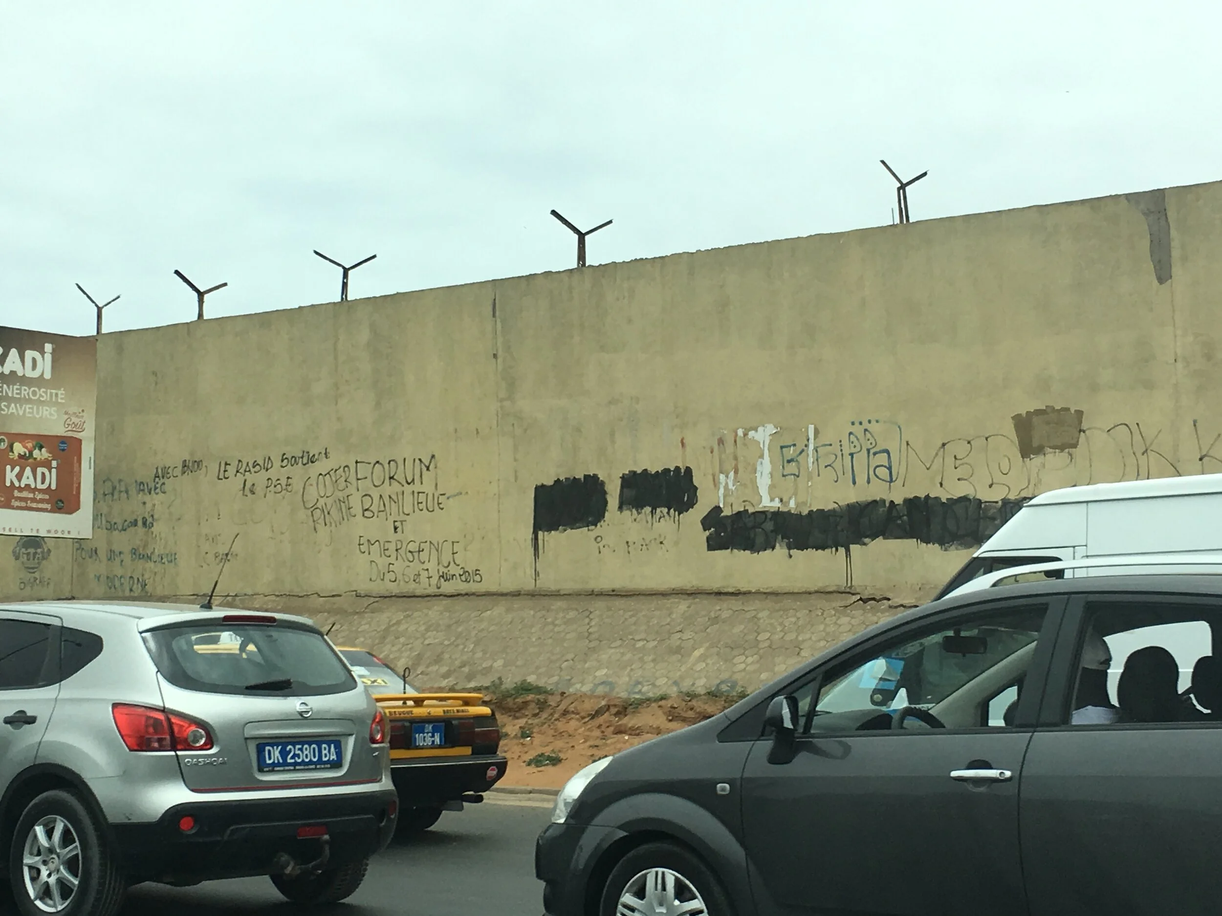 "Traffic at the Brown wall" 18