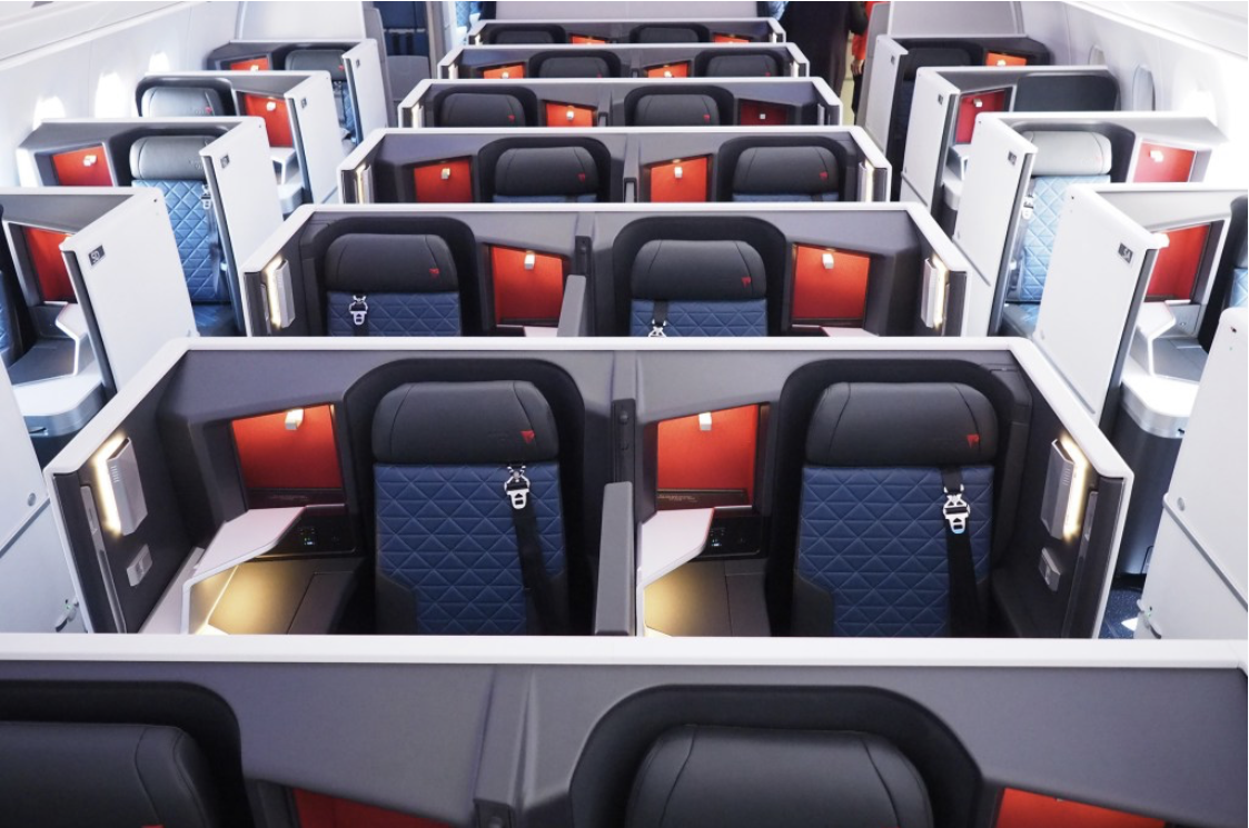 Delta One suites. At Glimpse we are also totally loyal to Delta.