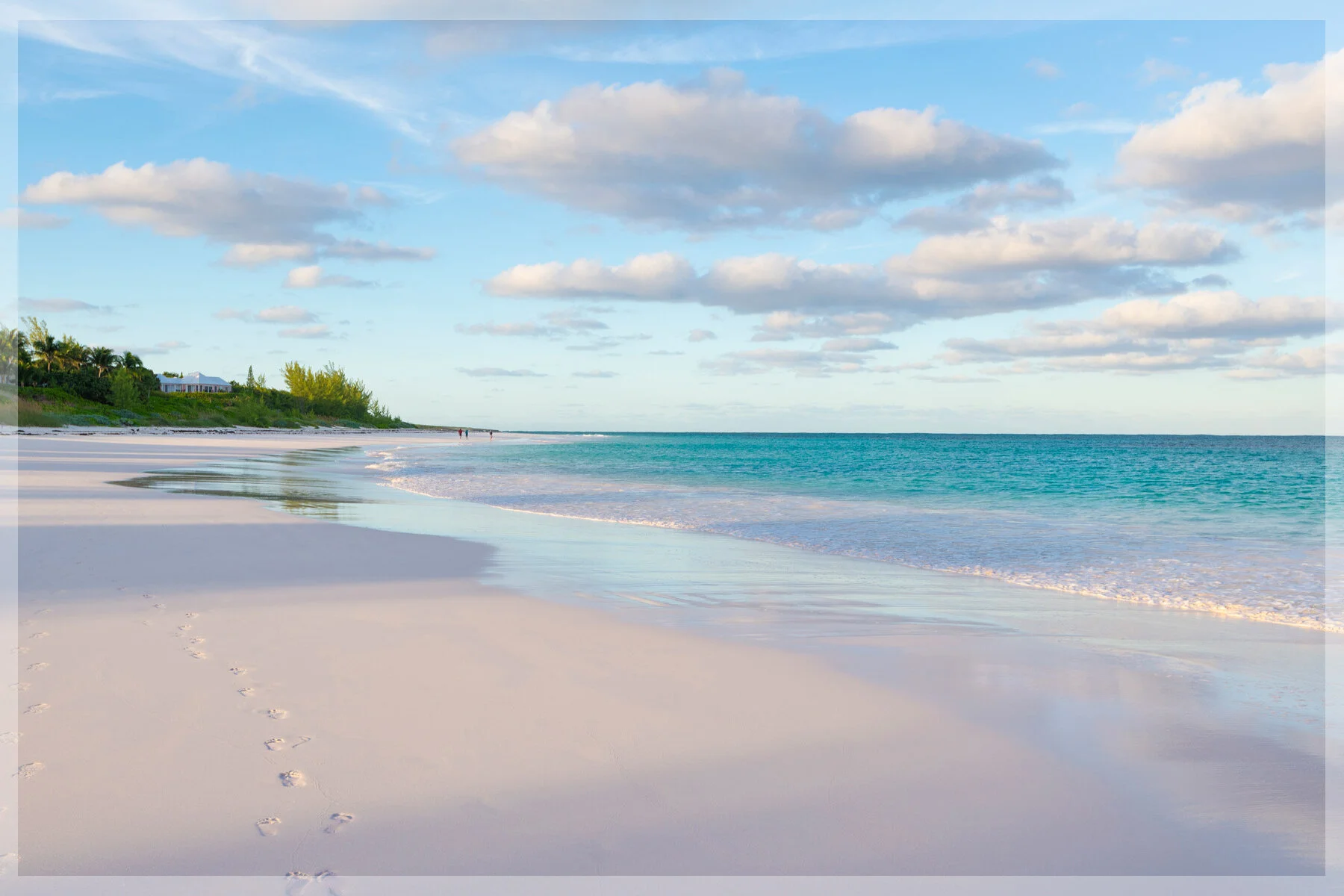 The famous pink sands of Harbour Island
