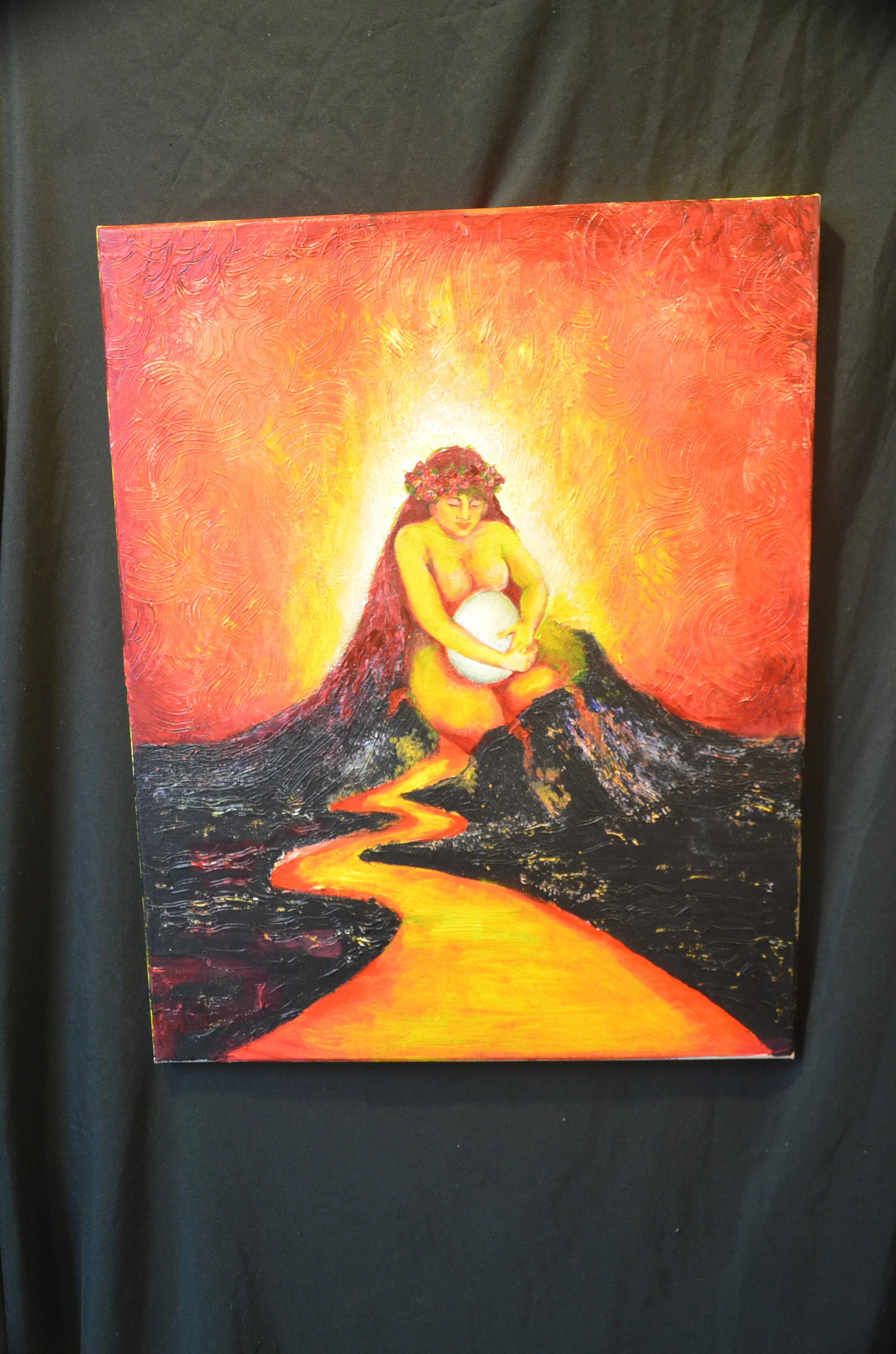 KKJ_Hi'aki'oko Poli & Pele2_500$_16x20x0.7.JPG