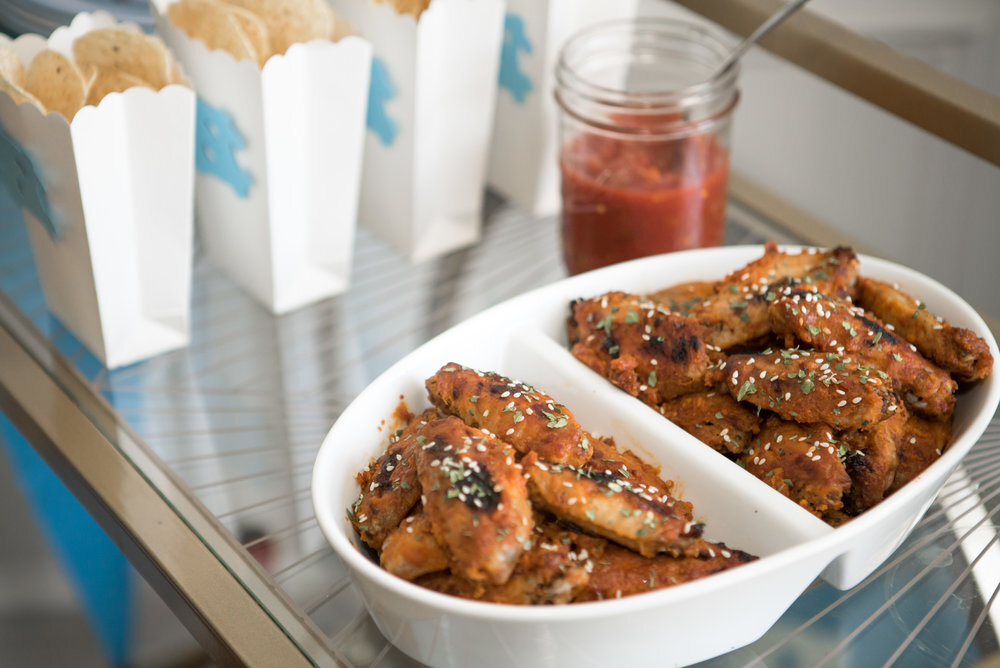 Honey Sriracha Chicken Wings