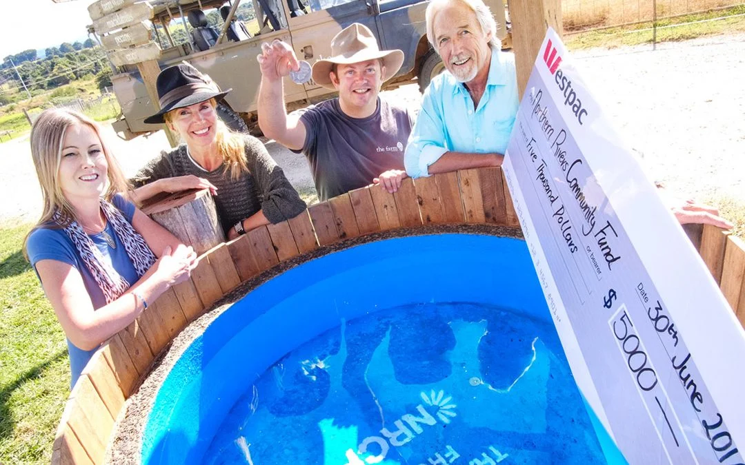 Wishing at The Farm’s well