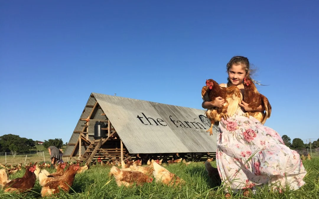 Future little farmers at The Farm Byron Bay