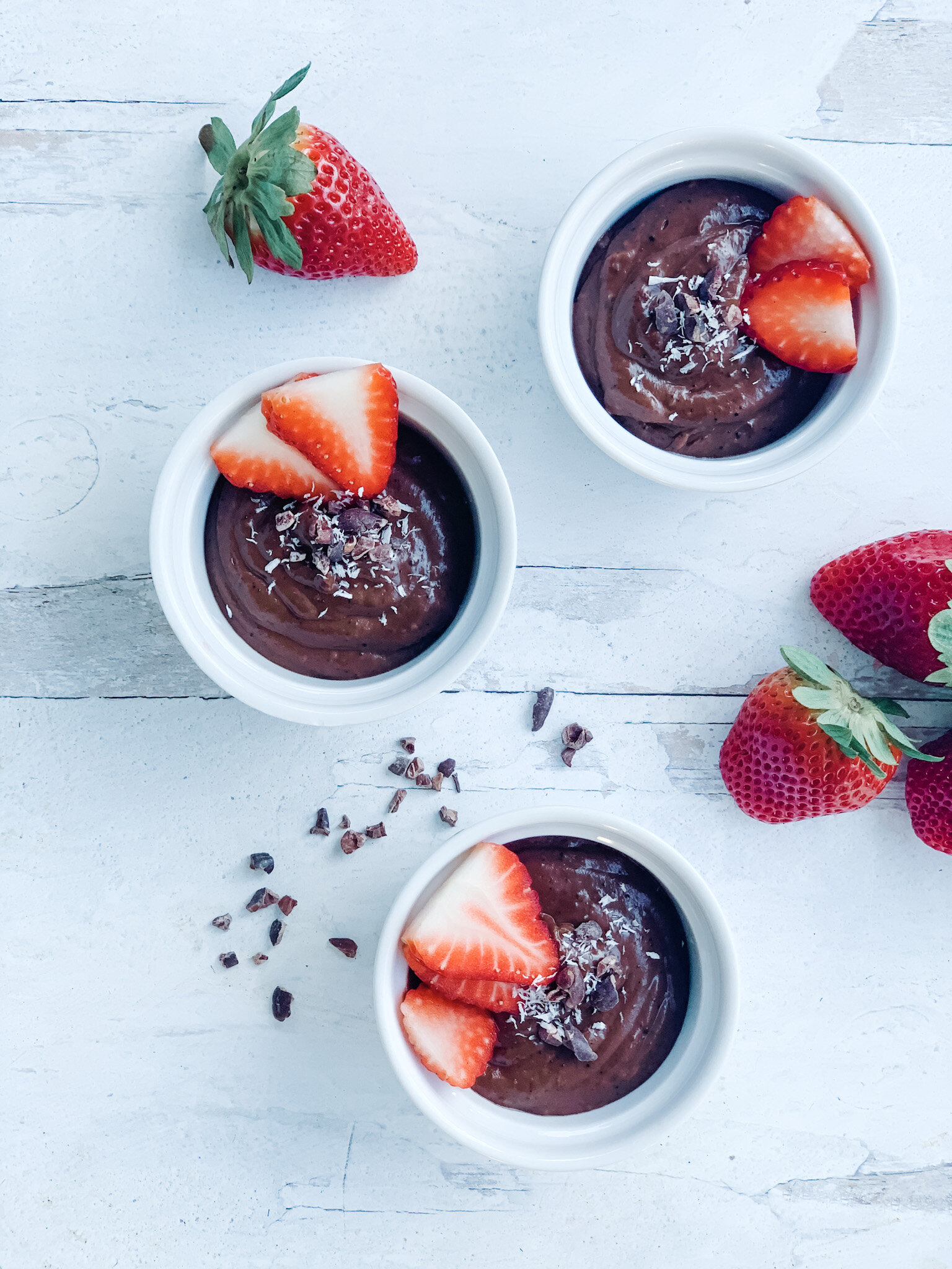 pouding au chocolat et à l'avocat …