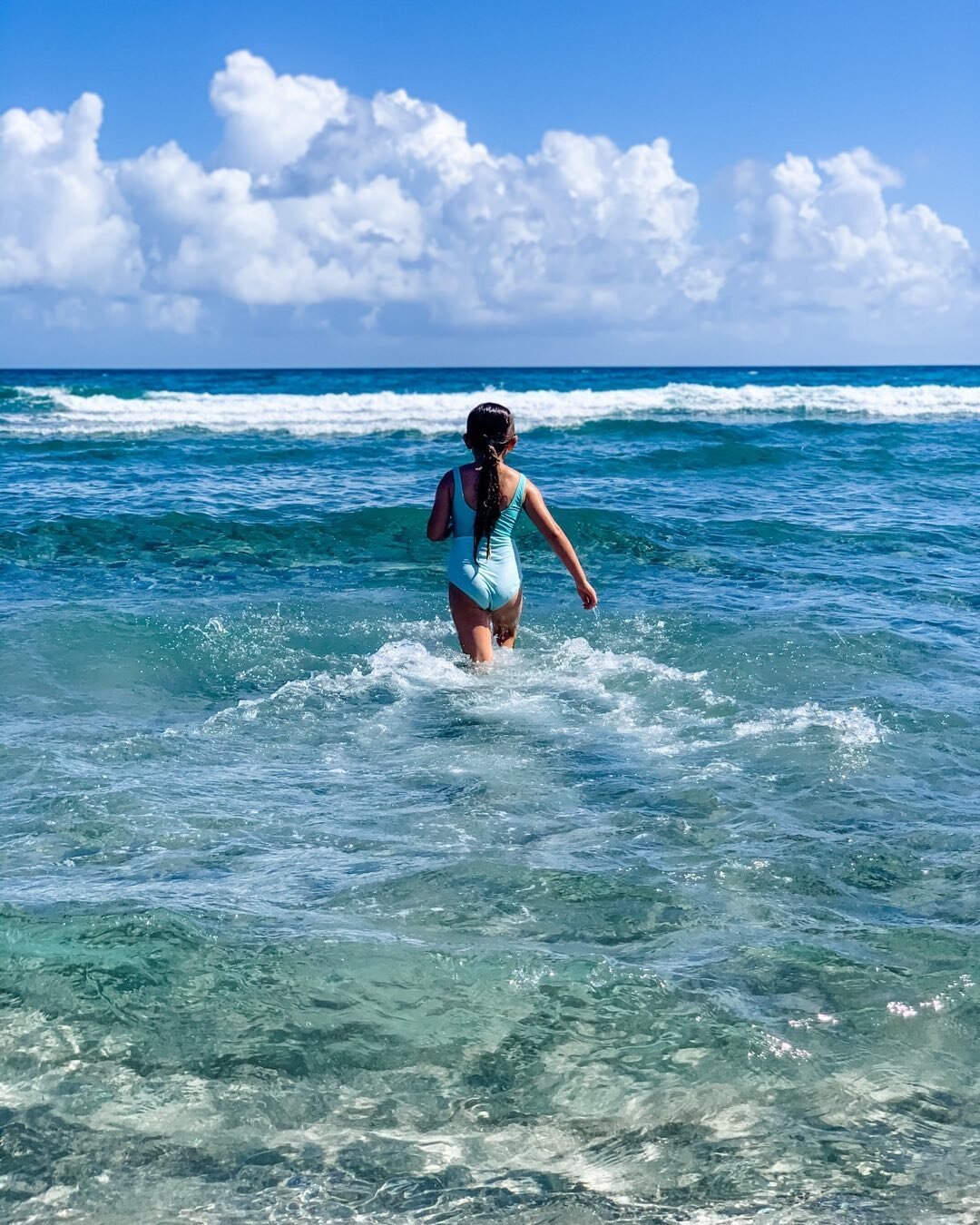 And hop!!! .. she goes 🐬#beachgirl #mygirl