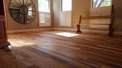 Rustic Hickory Hardwood Floors in Annapolis