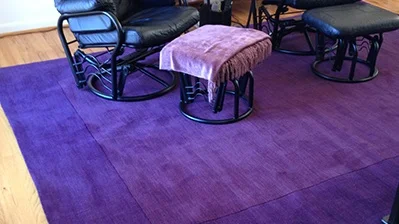 Custom Purple Surya Wool Rug