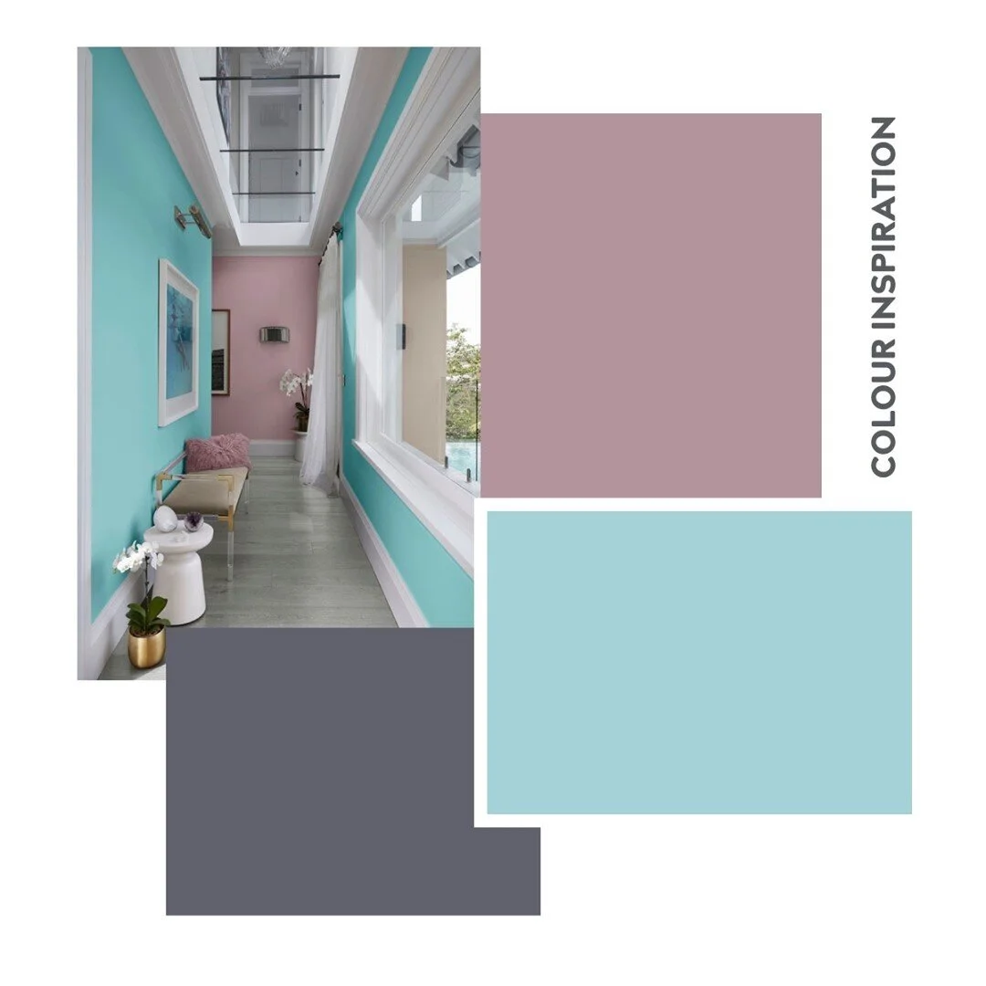 ✨ COLOUR INSPIRATION ✨⁠
⁠
@wattylpaint Beach Breeze and Posh Pink! There's something about a room that's bursting with colour 💕⁠
⁠
To really make these colours pop, team them with the more neutral Imperium and Ice Volcano colour collections.