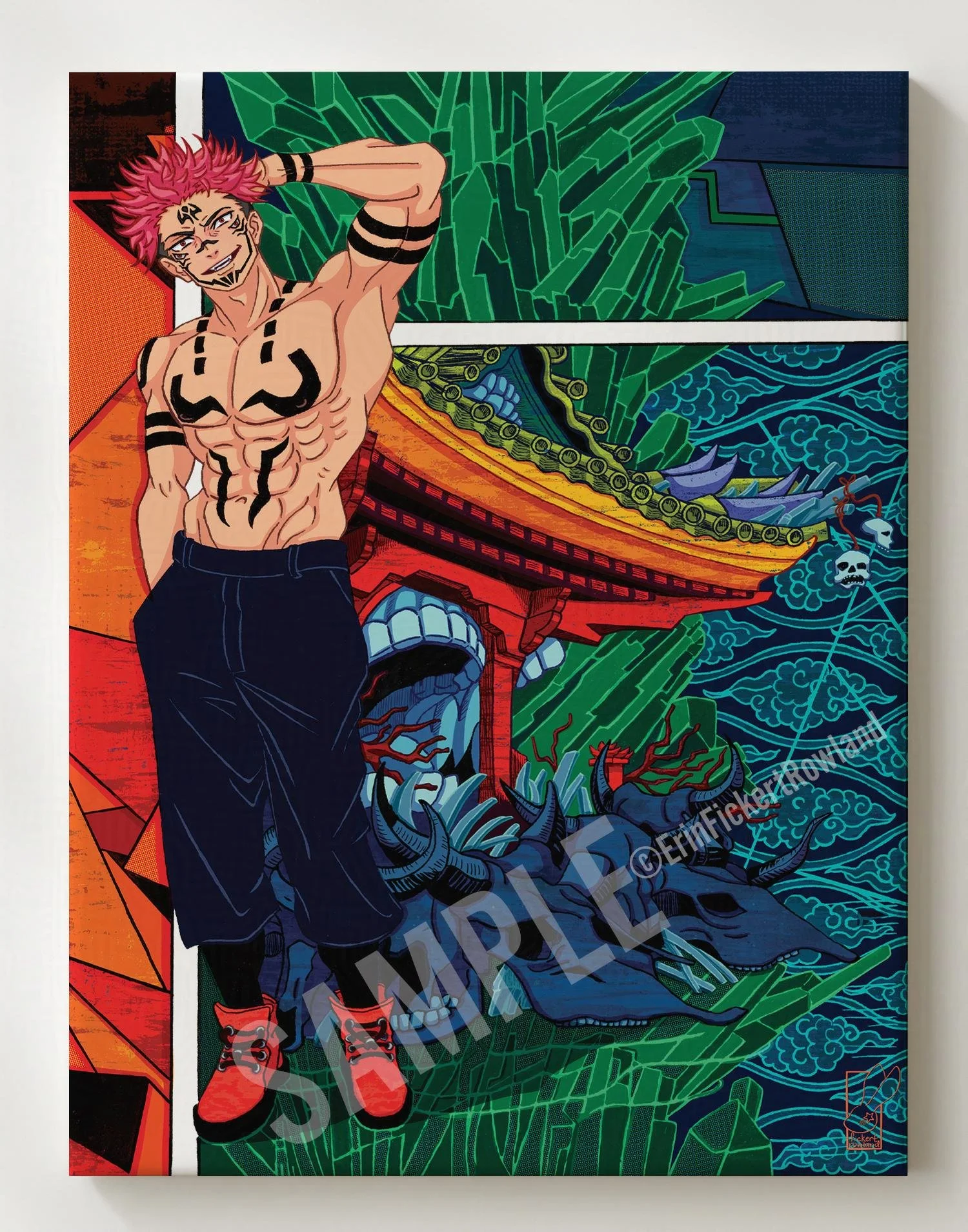 Disgraced One Canvas Art Print