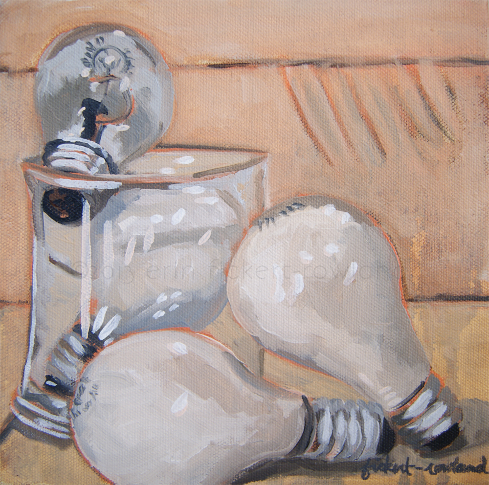 "Collection of Ideas" 8 in x 8 in