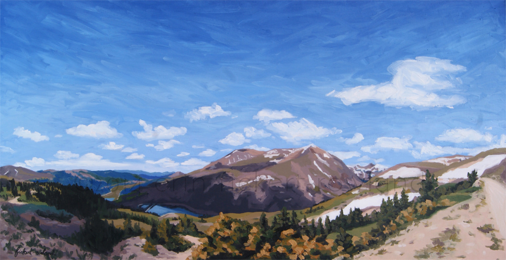 "Hoosier Pass, CO" 36 in x 18 in