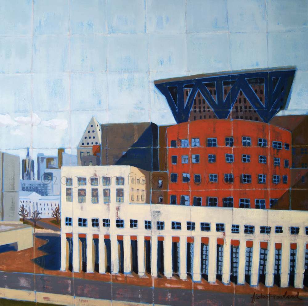 "DAM Library, Denver" 18 in x 18 in