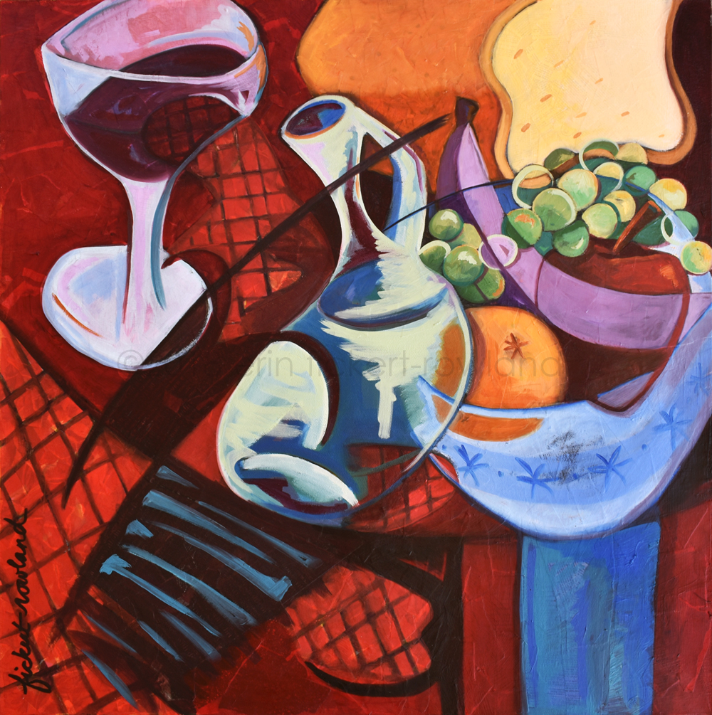 "The Jug Did A Jig" 30 in x 30 in
