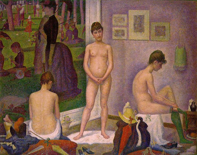 "Les Poseuses" by Georges Seurat