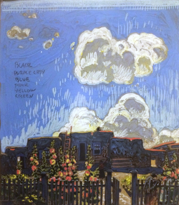 Color Study Woodblock Print by Gustave Baumann