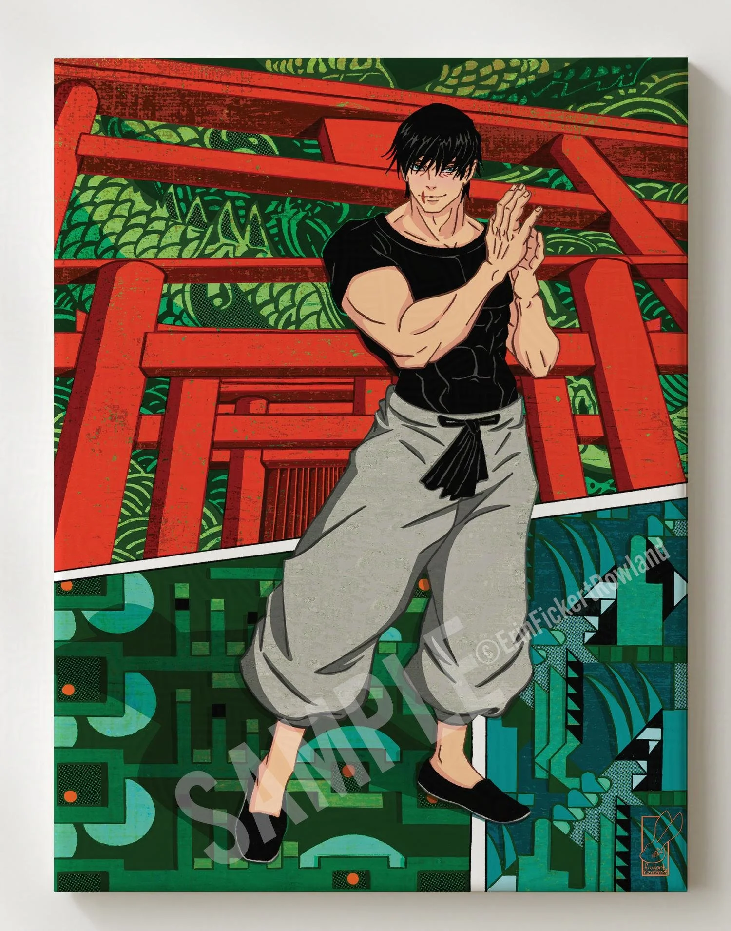 Bad Daddy Assassin Canvas Art Print