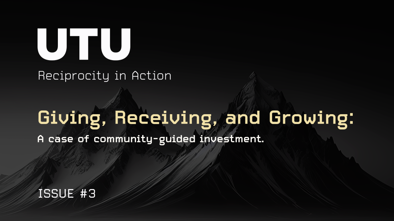 Giving, Receiving, and Growing: A case of community-guided investment.
