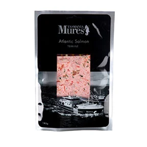 Atlantic Salmon Terrine 180g, 2kg An attractive canapé Shelf life: 14 days