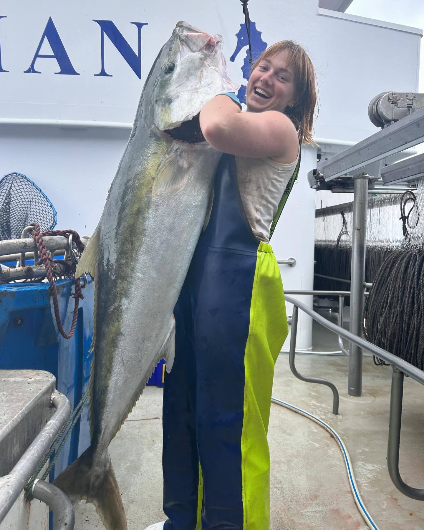 We&rsquo;ve got superstar staff in all corners of the business, like the enthusiastic Eve Massie who is one of our fantastic deckhands onboard our fishing vessel Diana!
.
Eve comes from a Tasmanian fishing family and has been a part of our team for n
