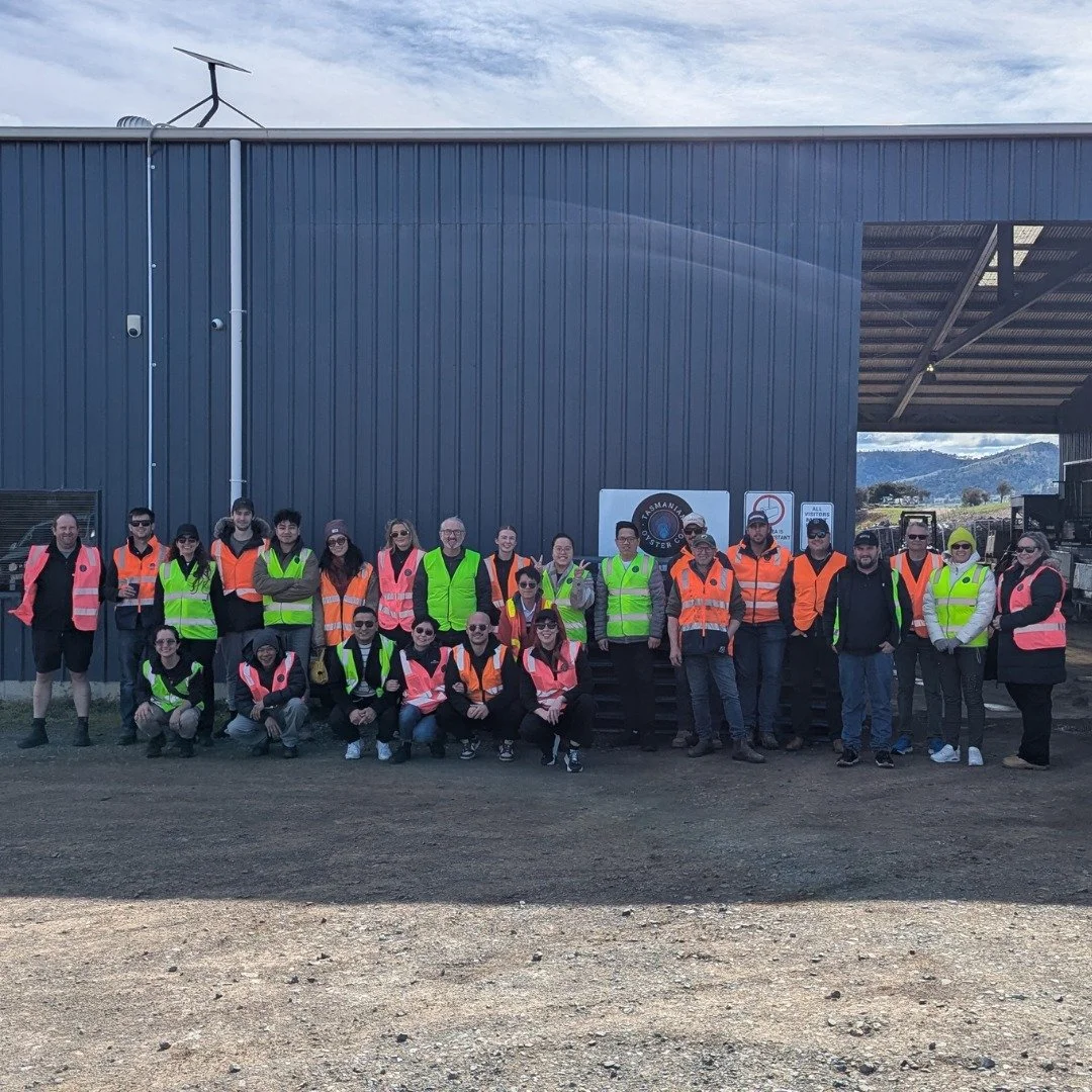 Our Mures crew recently enjoyed a tour of @tasmanianoysterco &ndash; one of our most valued suppliers.  Tony and the team took us through the facilities to learn about how they produce their incredible pacific oysters, which include a boat trip out t