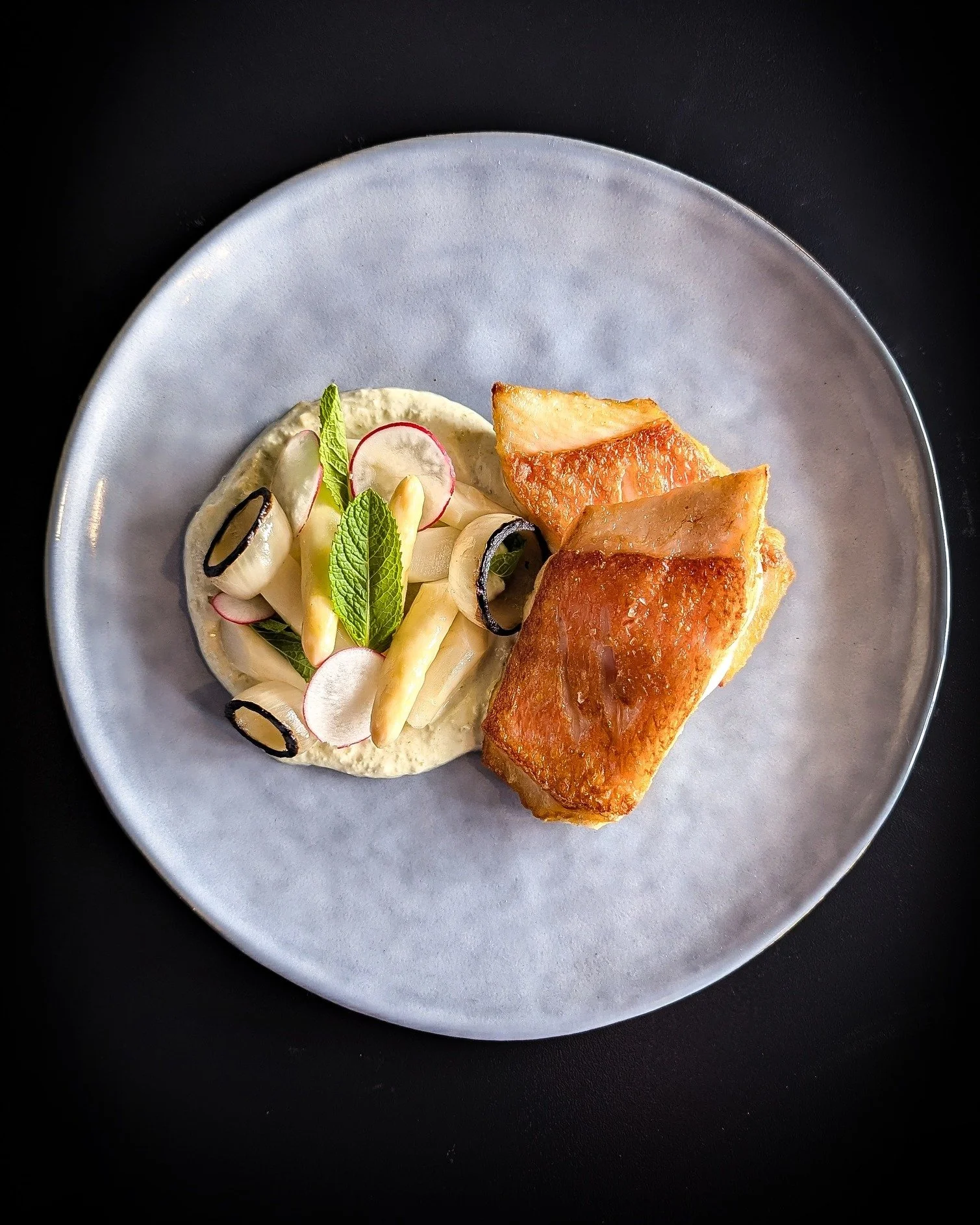 Tasmanian white asparagus continues to feature in our seafood specials at Mures Upper Deck this weekend!
.
📸: Wild Caught Alfonsino or Hapuku, subject to availability
Pan-seared fillet with tasmanian white asparagus, tahini & scillian olive yogh
