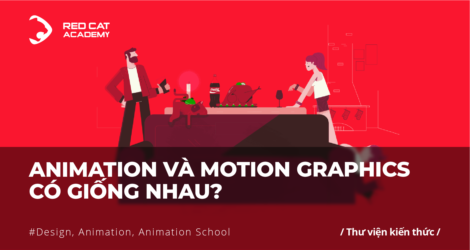 Animation và Motion Graphics có giống nhau? — Red Cat Academy