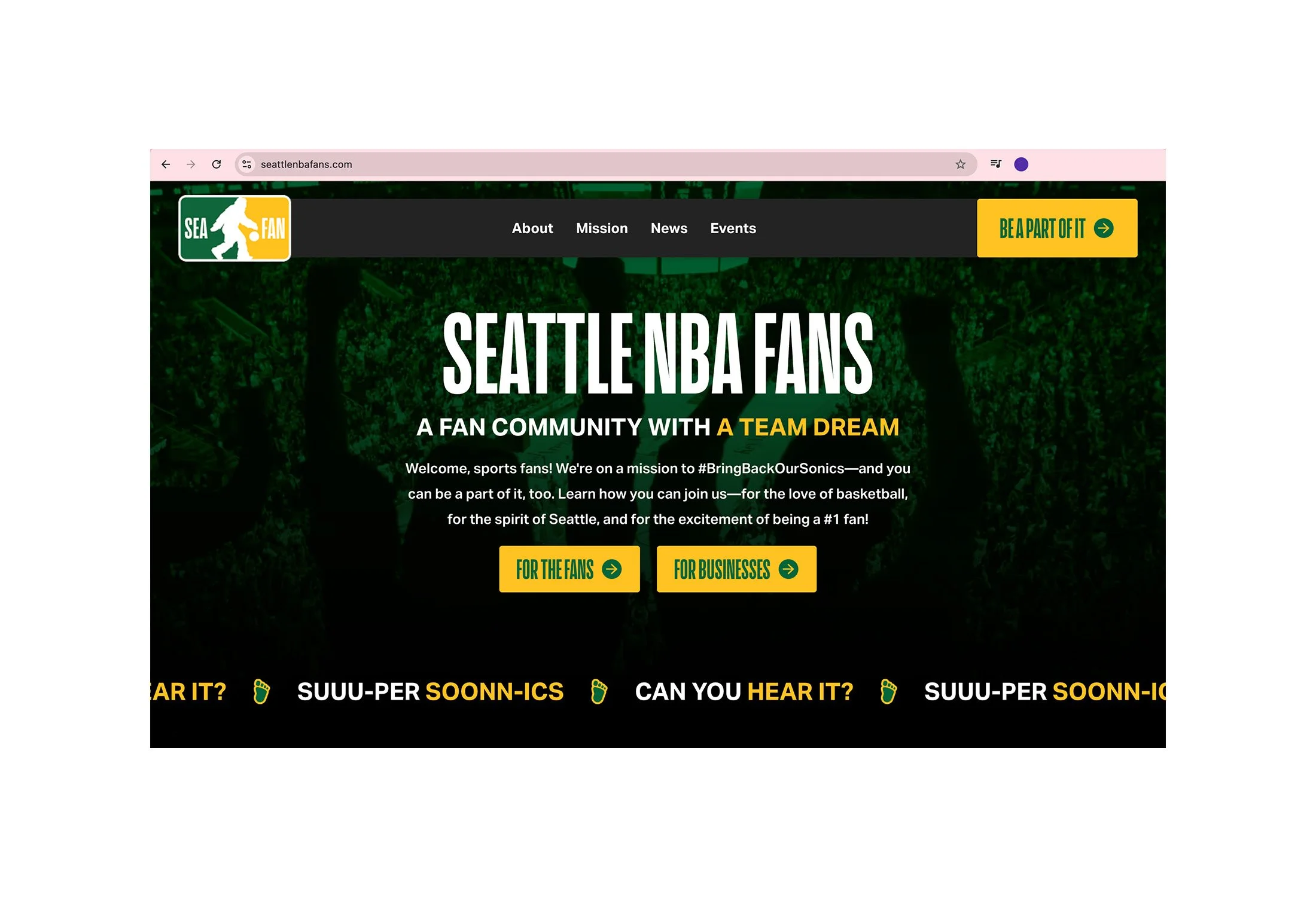 Seattle NBA Fans Website