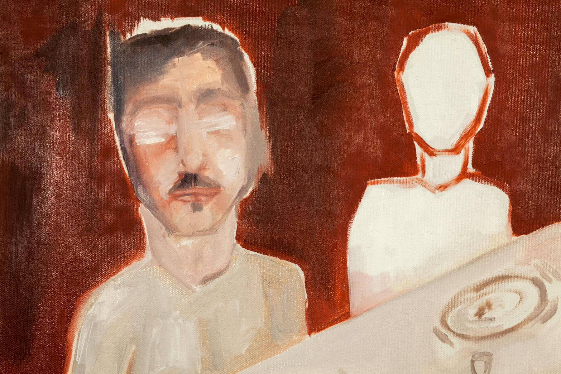  Detail, 2017, Oil on canvas, 36 x 48 in. 