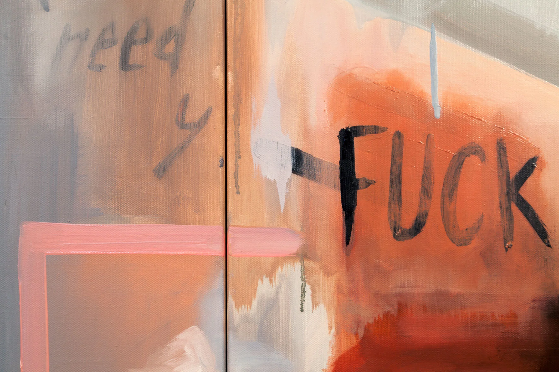  Detail, 2017, Oil on canvas, 2 panels, 24 x 36 in. each 