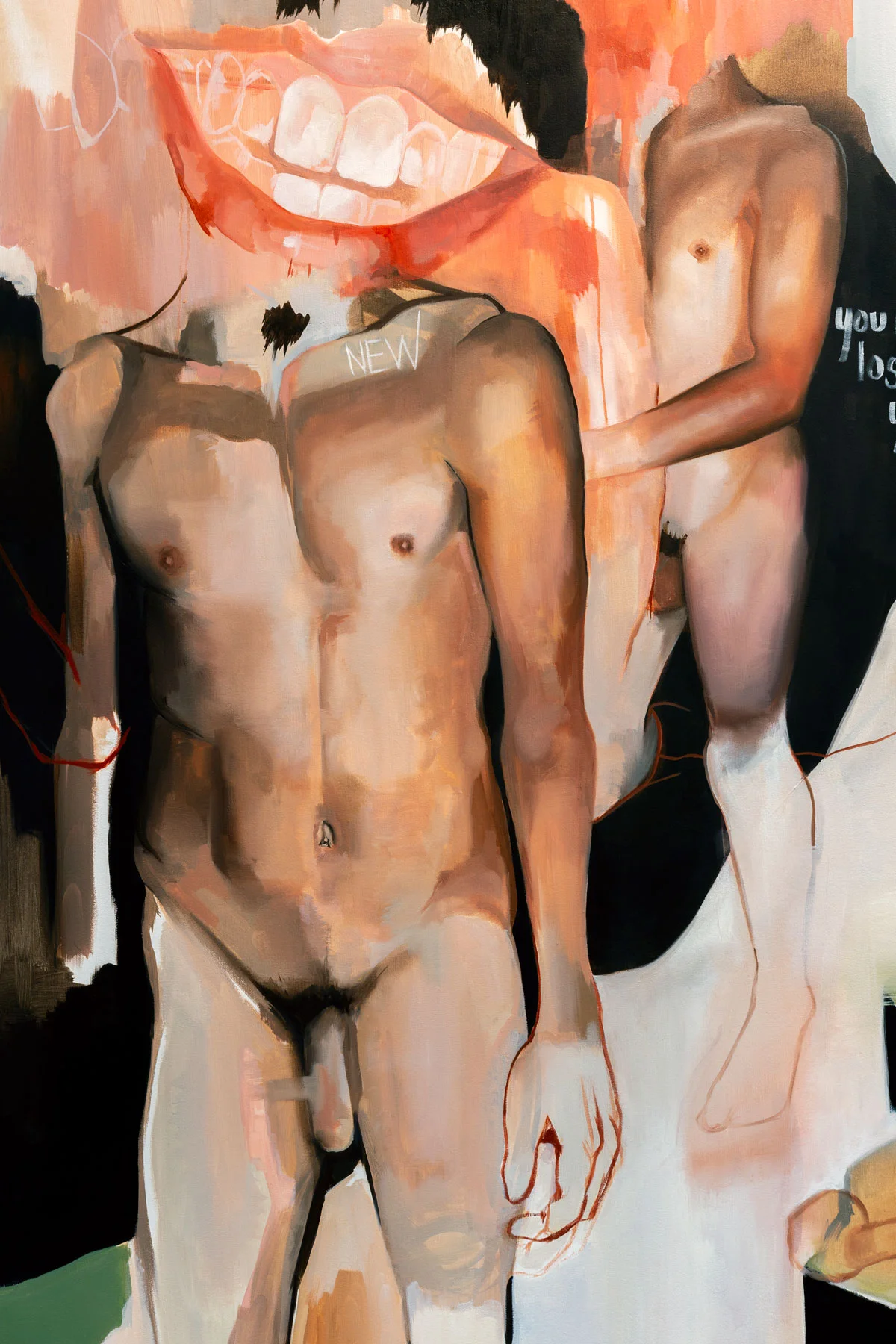  Detail, 2018, Oil on canvas, 96 x 60 in. 