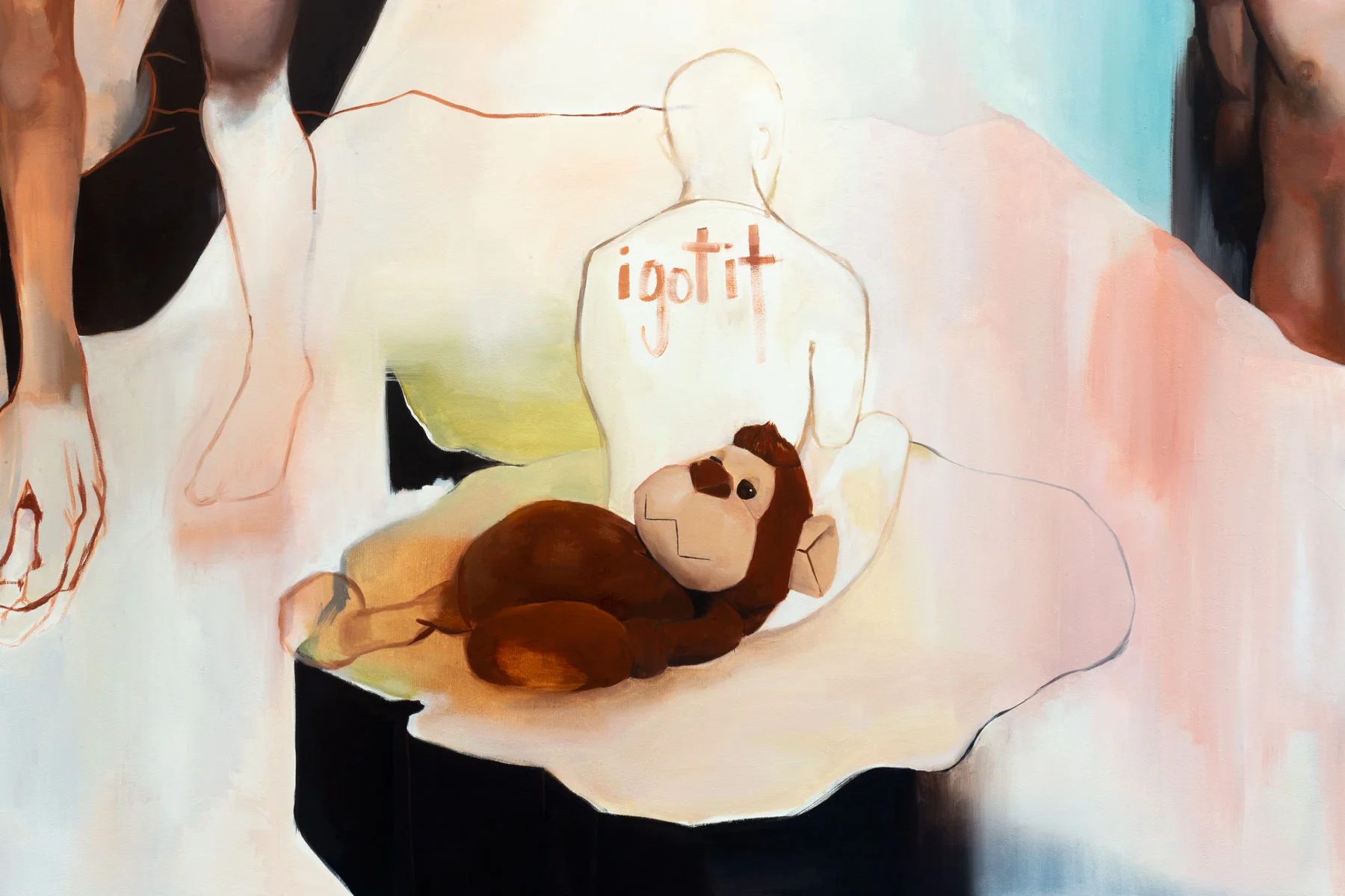  Detail, 2018, Oil on canvas, 96 x 60 in. 