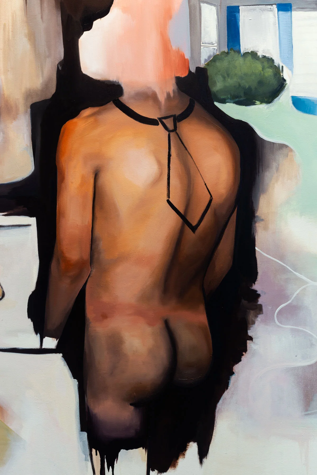  Detail, 2018, Oil on canvas, 96 x 60 in. 